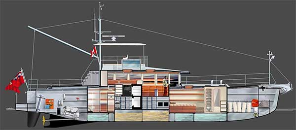 Expedition Yacht Layout 1