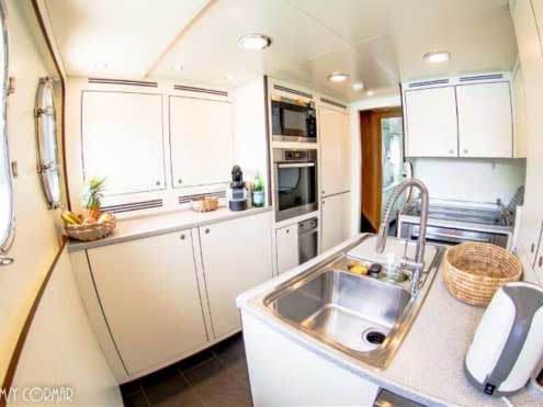 Expedition Yacht for Sale Galley