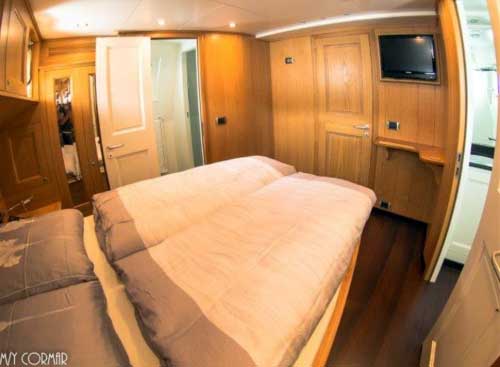 Expedition Yacht for Sale Upper Cabin Forward