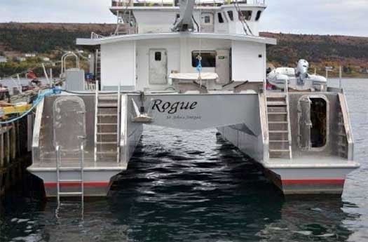 Expedition Yacht Rouge for Sale Stern